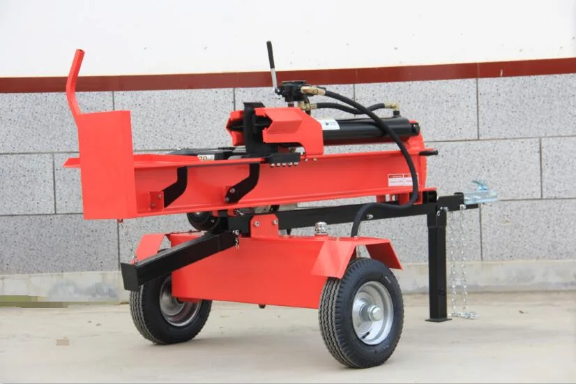 Petrol 2 Handle Gas Log Splitter Briggs Engine 6.5HP Firewood Cutting Machine